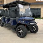2026 Denago Rover XXL Blue six-passenger lifted lithium vehicle VIN 7XBAEABA3SA200225