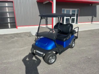 2015 Club Car Precedent Metallic Blue Pearl four-passenger 48V electric golf cart