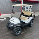 2017 Club Car Precedent lifted four-passenger gas EFI golf cart