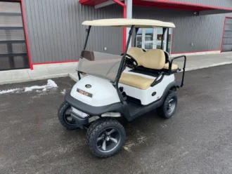 2017 Club Car Precedent lifted four-passenger gas EFI golf cart
