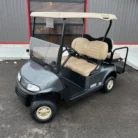 2018 E-Z-GO RXV Metallic Grey four-passenger 52V lithium golf cart