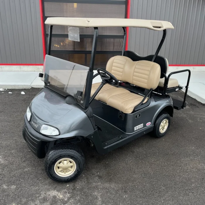 EMT-24402-001-IMG_8498.webp 2018 E-Z-GO RXV Metallic Grey four-passenger 52V lithium golf cart