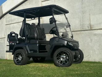 2025 Evolution D5 Ranger 2+2 Plus Black lithium golf cart serial EV-BE0101407