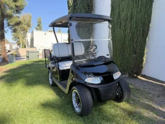 2020 E-Z-GO RXV ELiTE four-passenger lithium golf cart stock EMT-24624