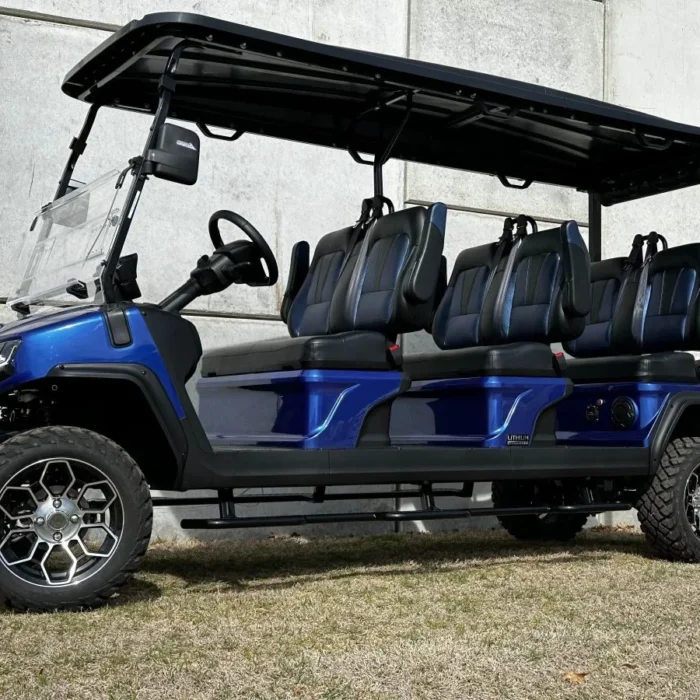 EMT-24831-001-imgi_4_image-101-1.webp Evolution D5 Maverick 6 Plus Mediterranean Blue lifted six-passenger lithium golf cart