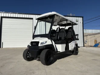 2026 Bintelli Beyond 6PR Lifted White lithium golf cart stock EMT-24869