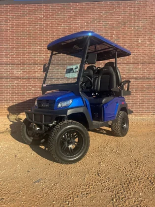 2026 Bintelli Beyond 4L Blue lifted lithium golf cart stock EMT-24873