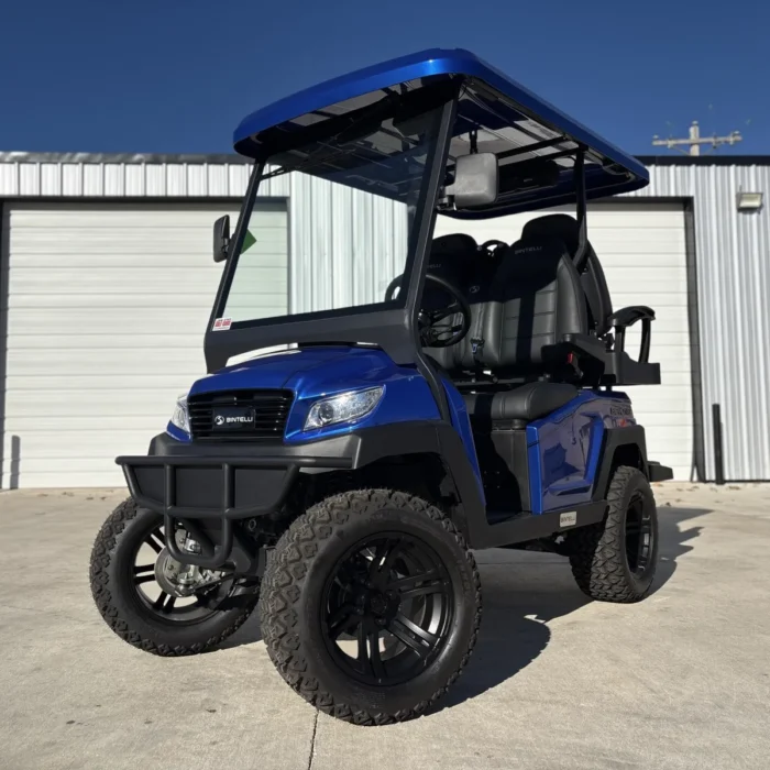 2026 Bintelli Beyond 4 Lifted White lithium golf cart stock EMT-24877
