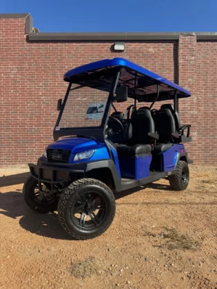 2026 Bintelli Beyond 6 Lifted Blue lithium golf cart stock EMT-24879