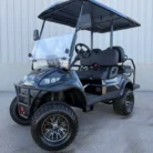 2025 ICON i40L Black lifted golf cart stock EMT-24887, battery chemistry requires verification
