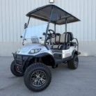 2025 ICON i40L Silver lifted golf cart stock EMT-24889, battery chemistry requires verification