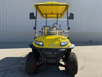 2025 ICON i40L Yellow lifted golf cart stock EMT-24891, battery chemistry requires verification