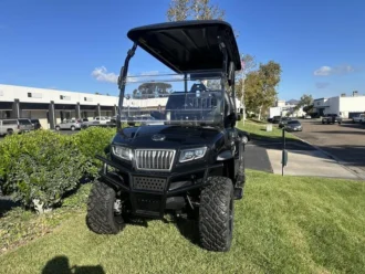 2025 Evolution D5 Maverick 4 Plus Pearl White lifted lithium golf cart stock EMT-24929
