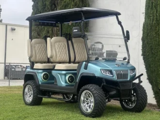 2025 Evolution D5 Maverick 4 Plus custom Blue lithium golf cart stock EMT-24941