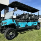 2025 Evolution D5 Maverick 6 Sky Blue lithium golf cart, SKU EMT-25390
