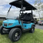 2025 Evolution D5 Ranger 2+2 Sky Blue lithium golf cart, SKU EMT-25405