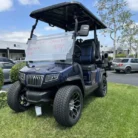 2025 Evolution D5 Ranger 2+2 Mediterranean Blue lithium golf cart, SKU EMT-25406