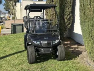 2025 Evolution D5 Ranger 4 Plus Arctic Grey lithium golf cart, SKU EMT-25520