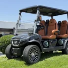 2025 Evolution D-Max GT4 Black Sapphire lithium golf cart, SKU EMT-25691