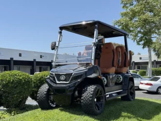 2025 Evolution D-Max XT4 Black Sapphire 4WD lithium golf cart, SKU EMT-25706