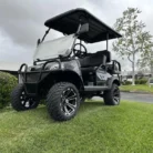 2025 Evolution Forester 4 Plus Black Sapphire lifted lithium golf cart, SKU EMT-25737