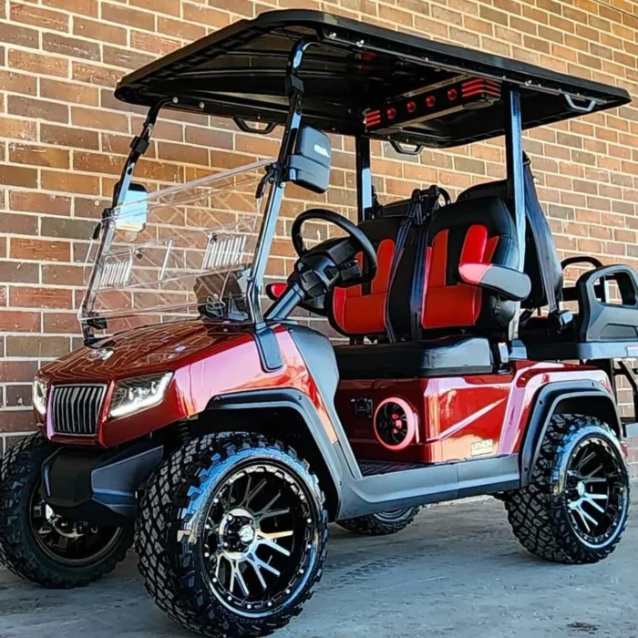 EMT-9002-001-2025-EVolution-D5-Ranger-22-Plus-RED-2.webp 2025 Evolution D5 Ranger 2+2 Plus red lithium golf cart, stock EMT-9002