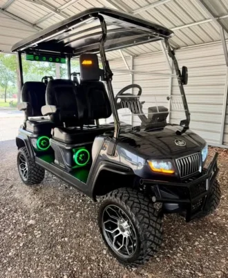 Used 2025 Evolution D5 Maverick Plus lithium golf cart, stock EMT-9010