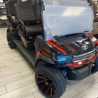 Custom 2026 Tara Summit Air 4 Road black lithium golf cart, SKU EMT-9215