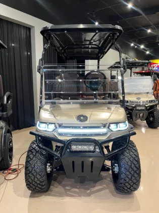 Lifted 2026 Tara Summit Air 4+0 Desert Matte lithium golf cart, SKU EMT-9218