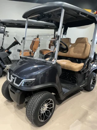 2025 Tara Spirit Pro Arctic Gray 2-seat lithium golf cart, SKU EMT-9372