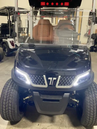 2025 Tara black lithium golf cart, SKU EMT-9378