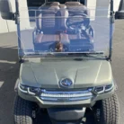 2026 lithium golf cart in Green and Silver, SKU EMT-9433