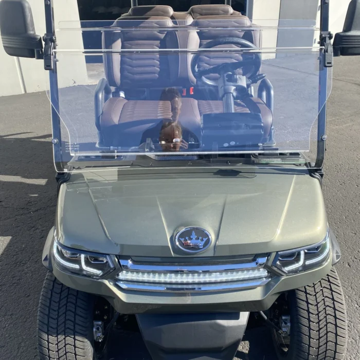 EMT-9433-001-IMG_5965-att16440.webp 2026 lithium golf cart in Green and Silver, SKU EMT-9433