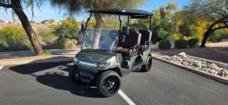 2026 custom lithium golf cart in green, SKU EMT-9434