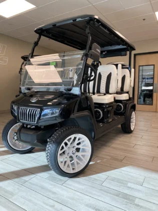 2026 Evolution D5 Ranger black lithium golf cart, SKU EMT-9435