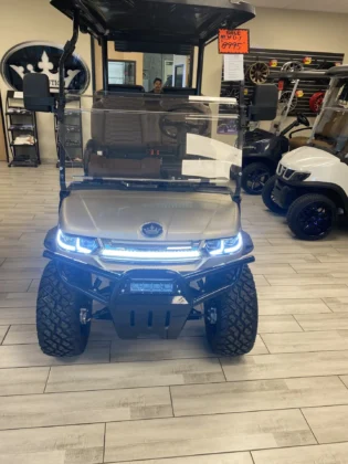 2025 Evolution lithium golf cart in Desert Tan, SKU EMT-9437