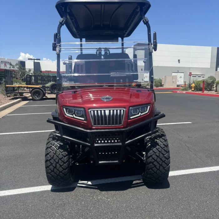 2026 Evolution D5 Maverick 4 red lithium golf cart, SKU EMT-9530