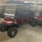 2024 Elite Alset EV6L Merlot Burgundy six-passenger LSV