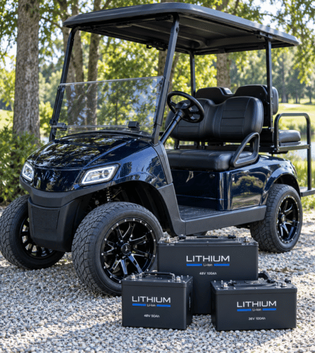 Electric and lithium golf carts