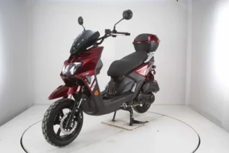 Vitacci Fighter Pro 150cc Scooter, CVT Automatic, GY6 4-Stroke Engine, Air-Cooled, 30.7” Seat Height