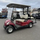 2015 Yamaha Drive Garnet Burgundy EFI gas golf cart