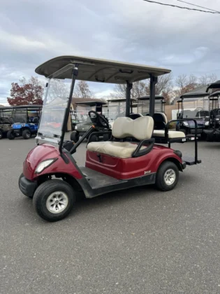 2015 Yamaha Drive Garnet Burgundy EFI gas golf cart