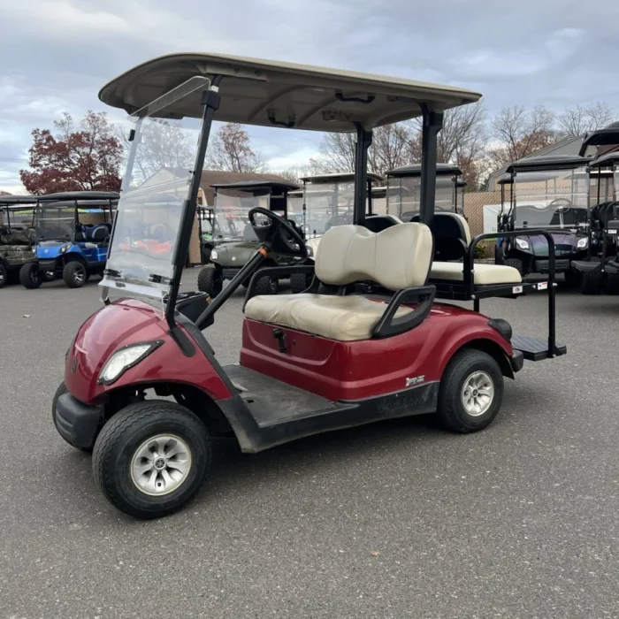 GYDGABUTNEFI-001-IMG_9514.webp 2015 Yamaha Drive Garnet Burgundy EFI gas golf cart