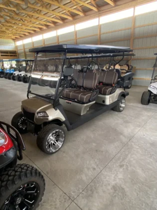 2025 Honor LSV G1 Champagne 4+2 lithium six-passenger cart