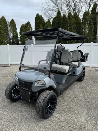 2025 Honor LSV G1 Grey 4+2 with Black wheels and Grey upholstery