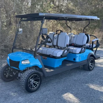2025 Honor LSV Light Blue LUXE Edition six-passenger cart