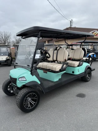 2025 Honor LSV Sea Foam Teal LUXE Edition six-passenger cart