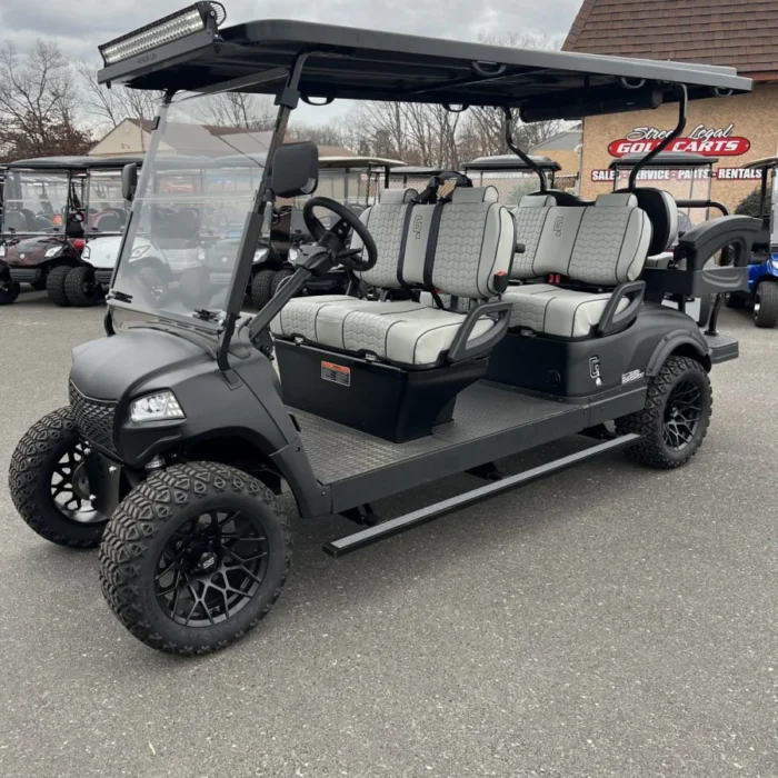 2024 Honor LSV G1 Matte Black 6-inch Loaded 4+2 lithium cart