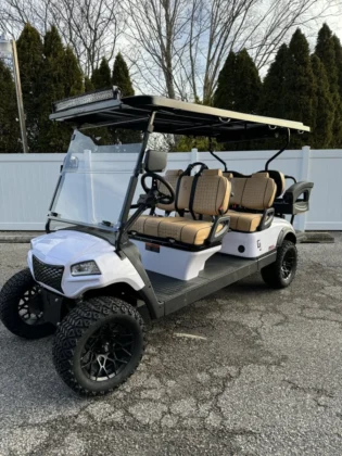 2025 Honor LSV G1 White 6-inch Loaded 4+2 lithium cart