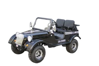 Vitacci Classic Style Jeep GR5 150cc Off-Road Go Kart, Full Suspension, Electric Start, Windshield, Ideal for Youth and Adults